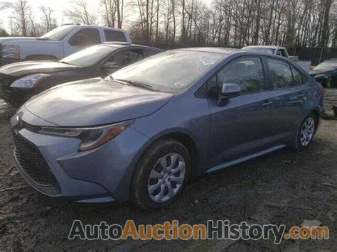 JTDEPRAE1LJ107217 2020 TOYOTA COROLLA LE - View history and price at AutoAuctionHistory