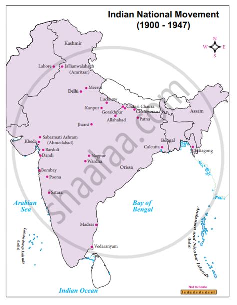 Students Can Be Asked To Mark The Important Places Of Gandhian Movement