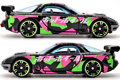 95 MAZDA RX 7 DRIFTのレビュードリフトバージョンのFD3S HRW70 Hot Wheels 情報まとめ ホットウィール にわかマニア