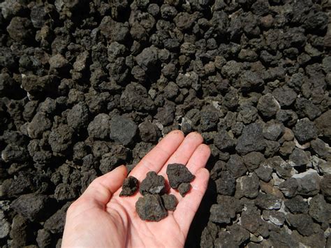 ¾” Black Lava Rock - Landscaping Supplies