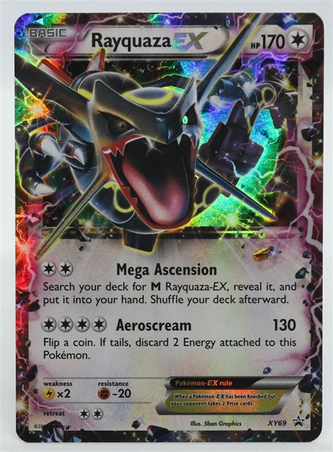 Mavin Rayquaza Ex Xy Ultra Rare Holo Black Star Promo Pokemon Lp