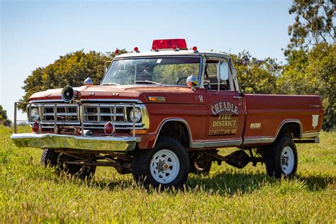 No Reserve 1971 Ford F 250 Sport Custom 4x4 4 Speed For Sale On Bat