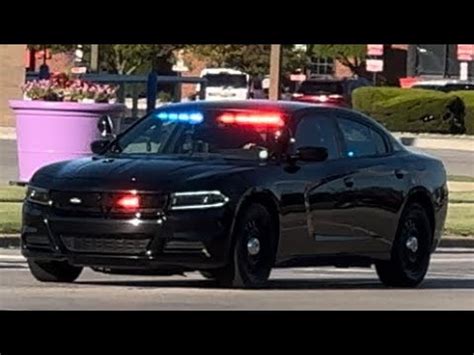 Rare Saginaw Mi Sheriff Ghosted Charger Responding Vehicle Vs Pole Pi