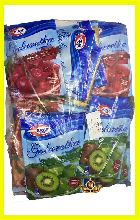 Купить Желе (Galaretka) KrafPak 70г ассорти (Польша) | 40шт спайка ...