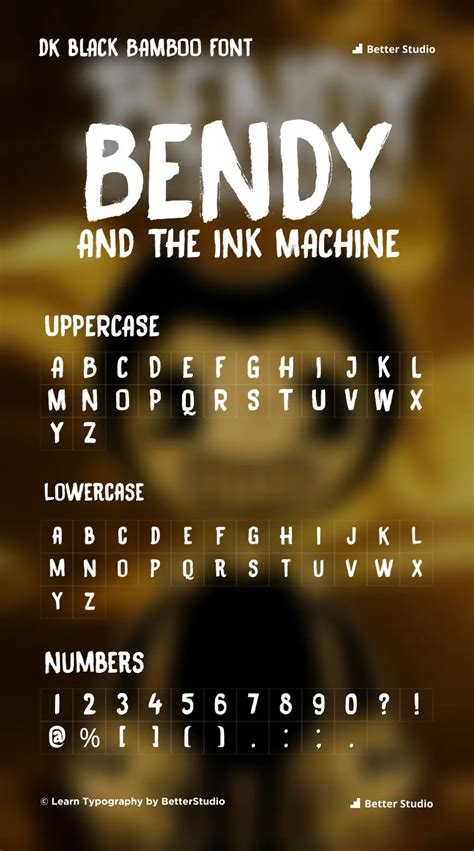 Bendy And The Ink Machine Font Download Free Font And Logo