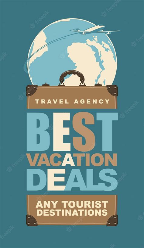 Premium Vector | Poster for travel agency