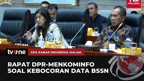 Dpr Kritik Keras Kemenkominfo Soal Tak Backup Data Pdn Yang Bocor