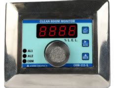 Clean Room Monitor For Temperature Relative Humidity And Differential