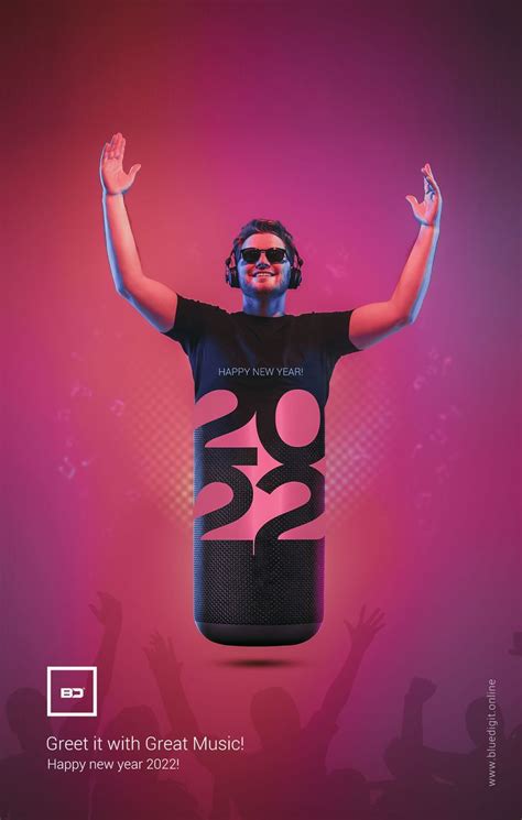 Happy New Year Creative Poster Design