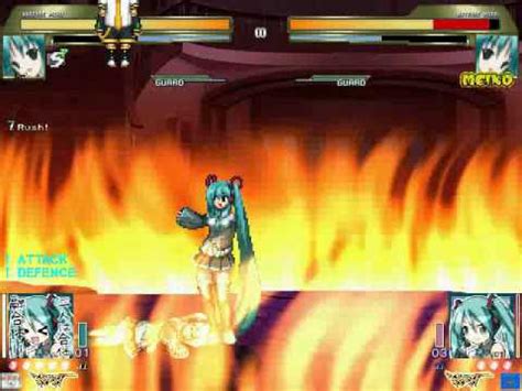 HENTAI 初音ミク同士のMUGENリョナ動画 Ryona MUGEN 료나 YouTube