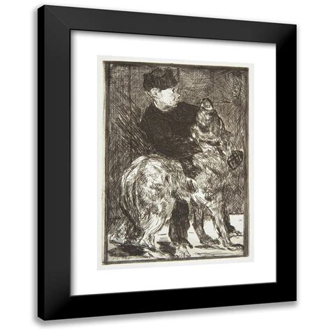 Édouard Manet 14x18 Black Modern Framed Museum Art Print Titled Boy