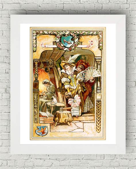 Cinderella Brothers Grimm Fairy Tale Art Illustration - Etsy