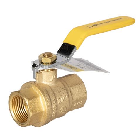 3/4-inch Full Port Brass Ball Valve - Landscape Products Inc.