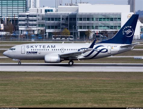 YR BGF TAROM Boeing 737 78J WL Photo By Andreas Hein ID 271541