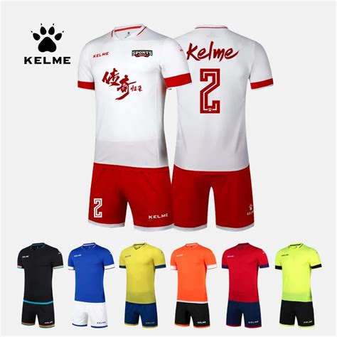 Kelme Custom Mens Soccer Jerseys Football Uniform Men Training Suit