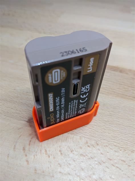 Tall Battery Cover For Nikon En El15 By Jirkade Download Free Stl