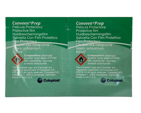 62042 Coloplast Conveen Защитная пленка "Преп", салфетки , артикул ...