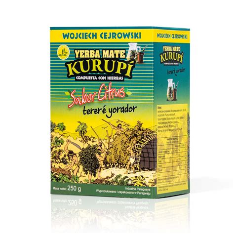 Yerba Mate Kurupi Sabor Citrus G Wojciech Cejrowski Strona