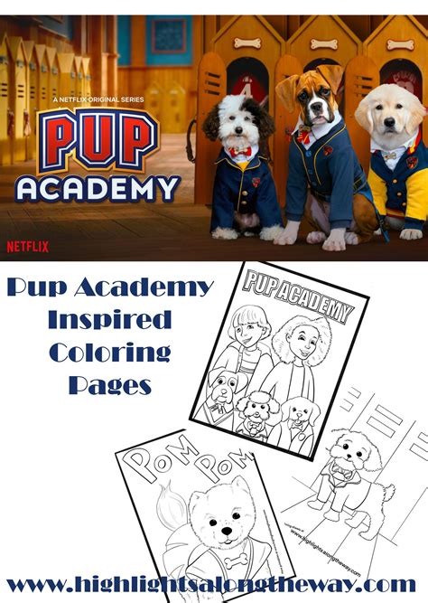 Pup Academy Coloring Pages - Instant Download from home!