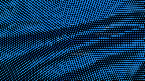 Black And Blue Halftone Dot Background