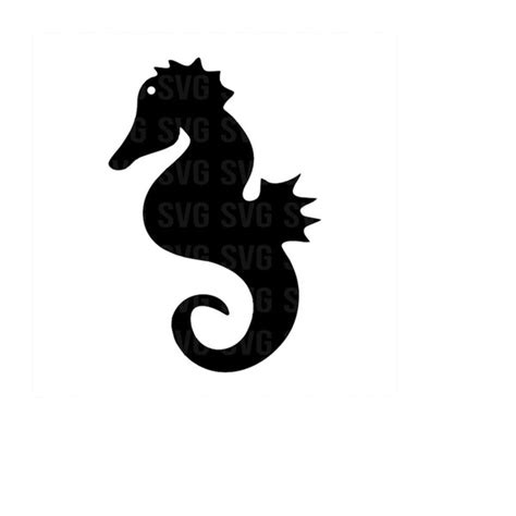 Seahorse Svg Cute Seahorse Svg Custom Seahorse Svg Ocean Inspire