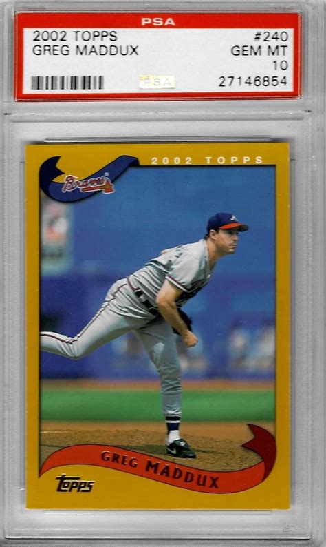 2002 Topps 240 Greg Maddux For Sale Online EBay