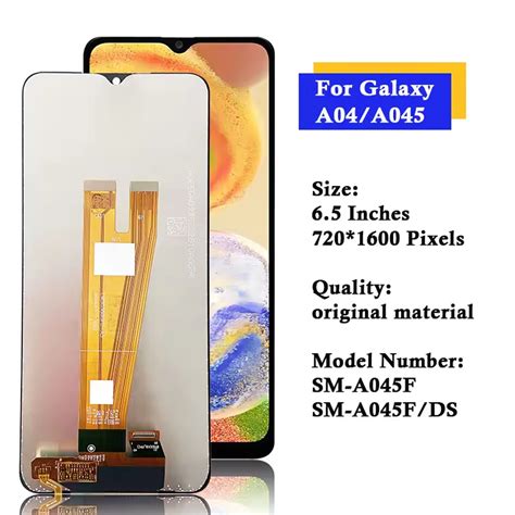 Original LCD For Samsung Galaxy A04 A04S A045 A045M A045E A045F DS LCD