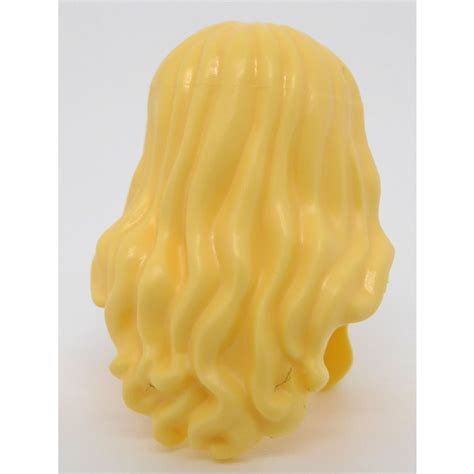 LEGO Bright Light Yellow Wavy Long Hair With Parting 33461 95225