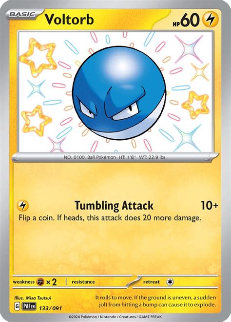 Voltorb Paldean Fates Pokémon CardTrader