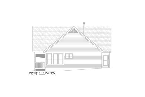 1939 Square Foot One Story House Plan With Vaulted Porch And Interior 680122vr Architectural