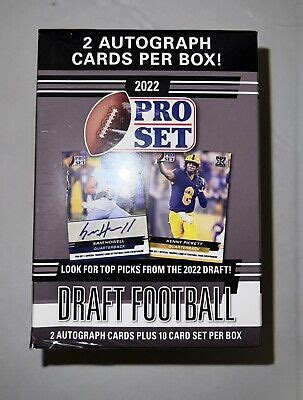 2022 Pro Set Draft Football Blaster Box EBay