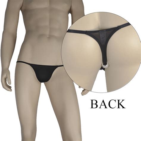 Mens Sexy Gay Pouch Underwear Thong G Thongs Low Waist Smooth Ice Ebay