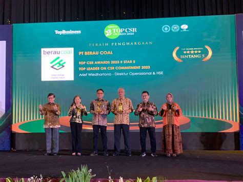 Dedikasi Penuh Jalankan Program Csr Berau Coal Raih Penghargaan