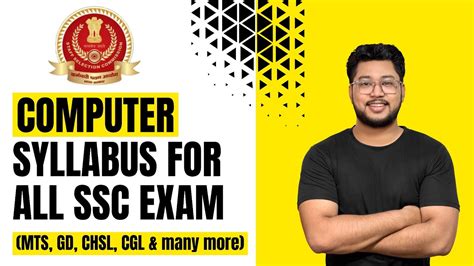 Ssc Gd Mts Chsl Cgl Complete Computer Syllabus In English Assamese