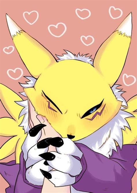 Renamon Petting Renamon Know Your Meme