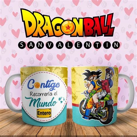 Plantillas Para Sublimar De Dragon Ball Enamorado Con Editables