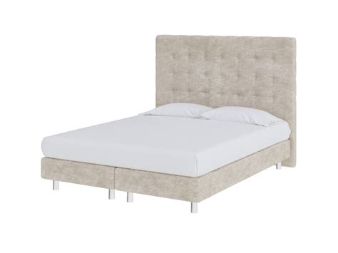 Кровать евро 200x200 тауп Madrid Boxspring Lift - купить за 76390 руб в ...