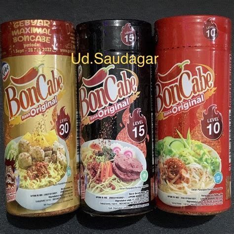 Jual Kobe Boncabe Bon Cabe Botol Sambal Tabur Original Level