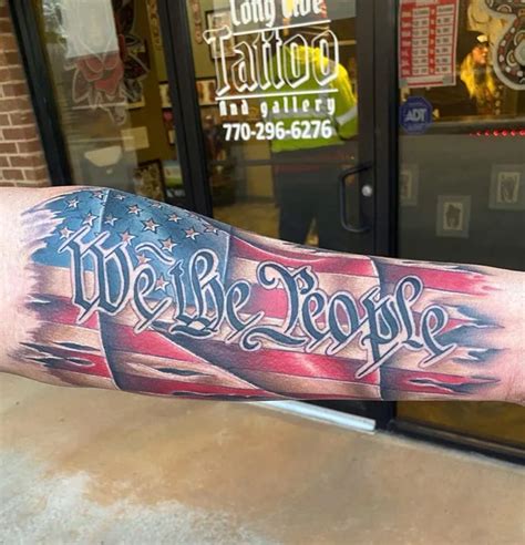 73 We The People Tattoo Designs To Show Your Freedom