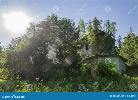 Destroyed Orthodox Church Stock Image Image Of Greenery 268611435