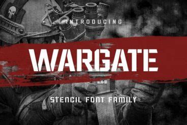 Best Military Army Fonts Stencil Style Yes Web Designs