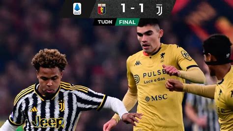 Serie A Johan V Squez Y Genoa Sacan El Empate A La Juventus Tudn