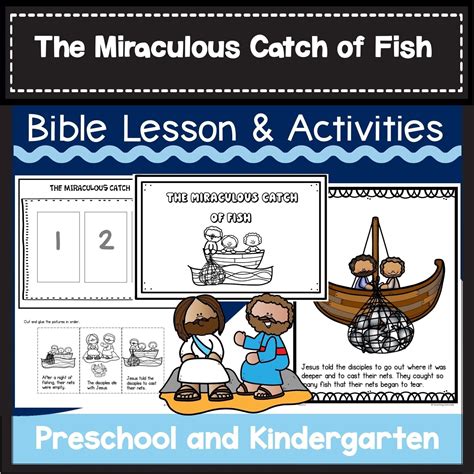 Jesus Miraculous Catch Of Fish Coloring Pages