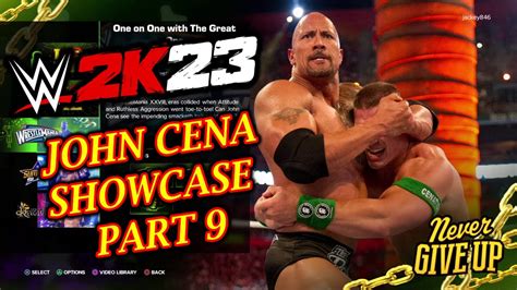 Wwe 2k23 John Cena Showcase Gameplay 9 Youtube