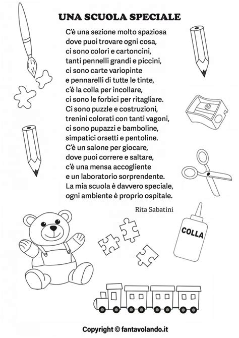 Tutte Le Poesie Di Fantavolando Per Il Progetto Accoglienza Fantavolando