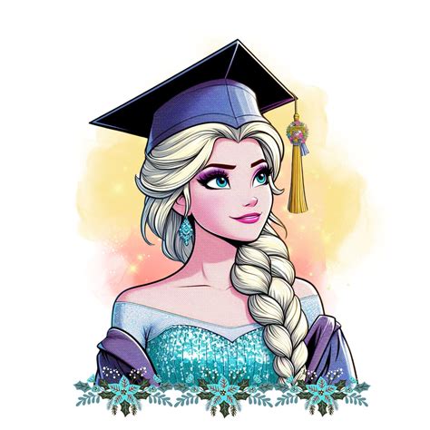 Princess Elsa Graduation Design Princess Elsa Png Clipart Frozen