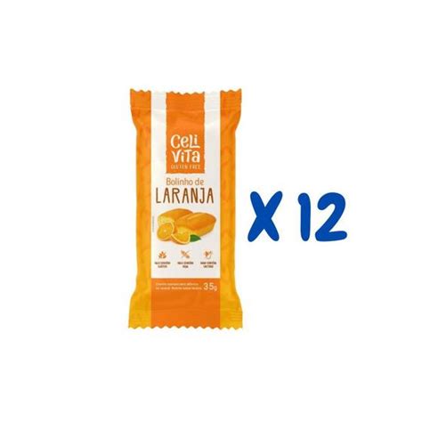 Bolinho De Laranja Celivita G Unidades Bolo Bolinho Mini