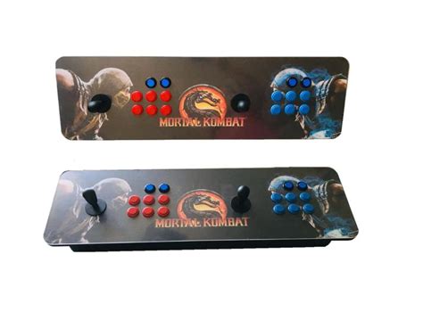 Fliperama Portátil Controle Duplo Tema Mortal Kombat Jogos Retro