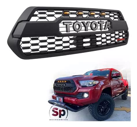 Parrilla Toyota Tacoma Tipo Trd C Led C E Pro Rojo Meses Sin