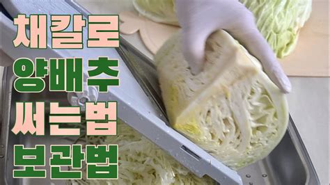 양배추 채 썰어서 이렇게 보관하면 2주가 지나도 싱싱해요😳 Youtube